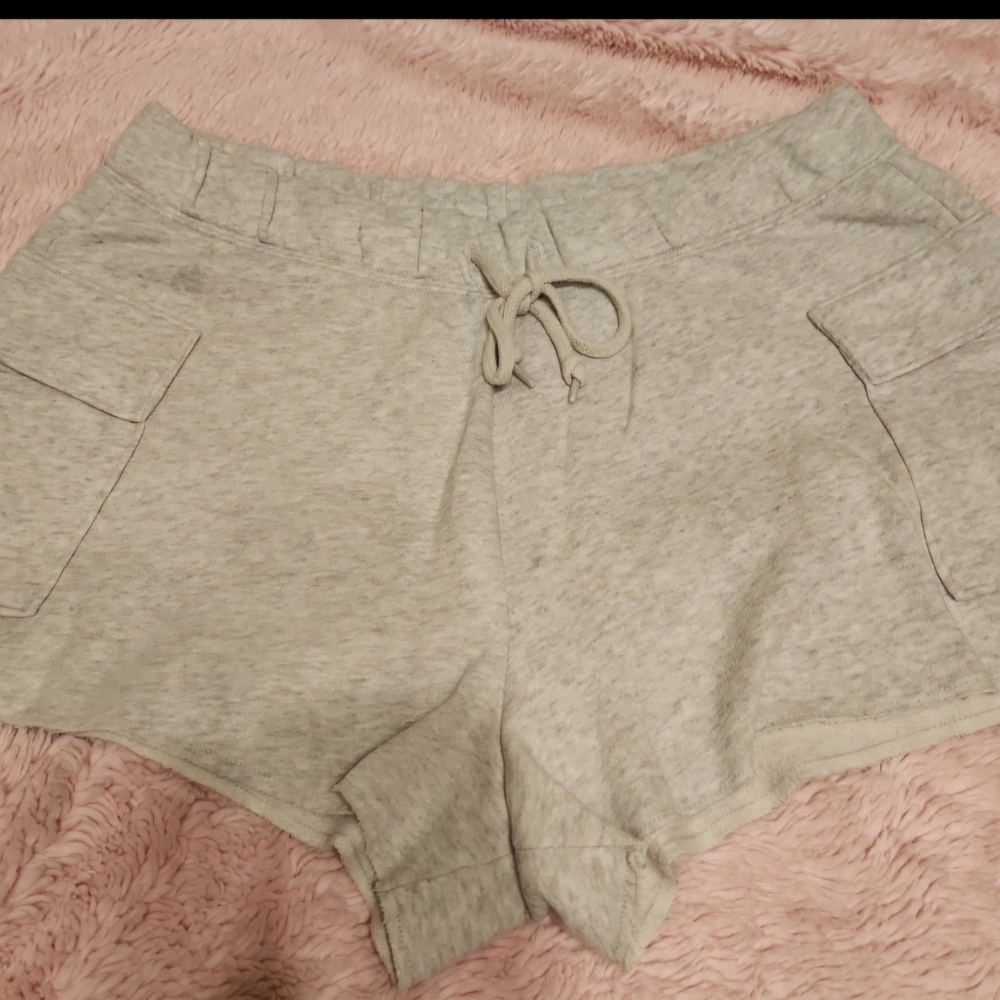 Women's Gray Casual Shorts